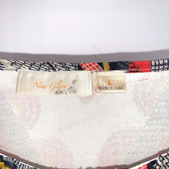 New Glory Multi Color Dress Size L - Picture 3 of 4